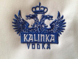Kalinka Vodka, Poloshirt Stickerei